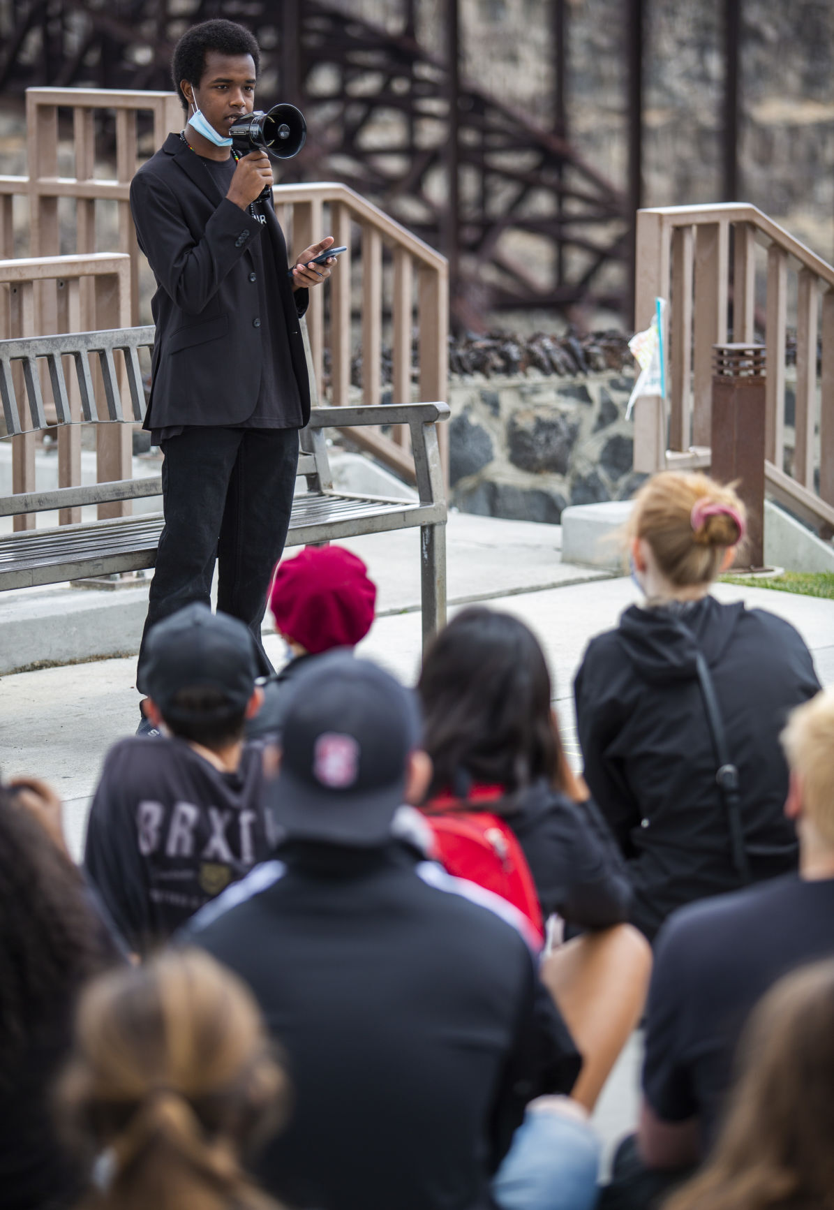 Citizens gather to protest police brutality